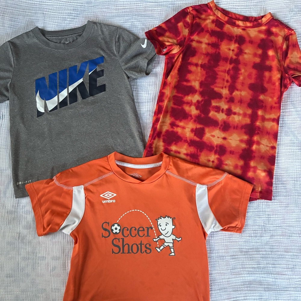 Set of 3 size 6-7 athletic shirts